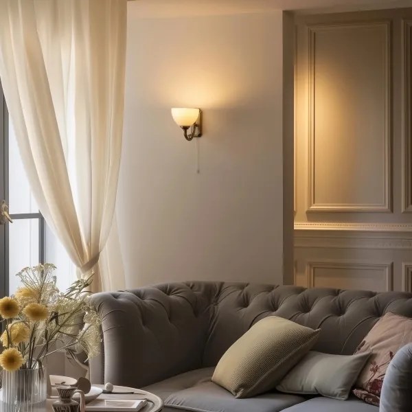 Lampă de perete Brilagi CLASSIC 1xE27/60W/230V alamă