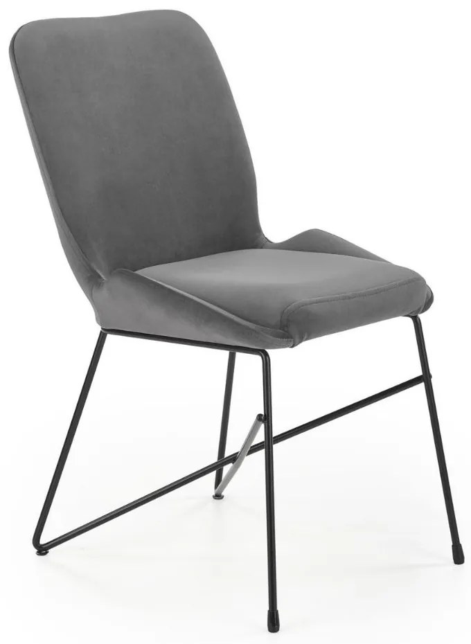 Scaun de bucaterie Kord, gri/negru