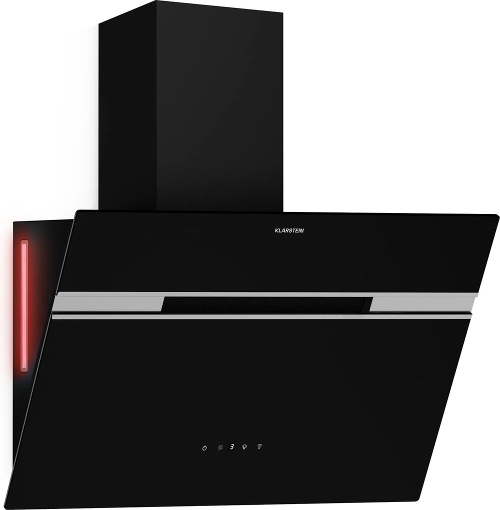 Klarstein Alina hotă de bucătărie | 60 cm | Smart | 600 m³/h | Silențioasă | Clasa energetică A