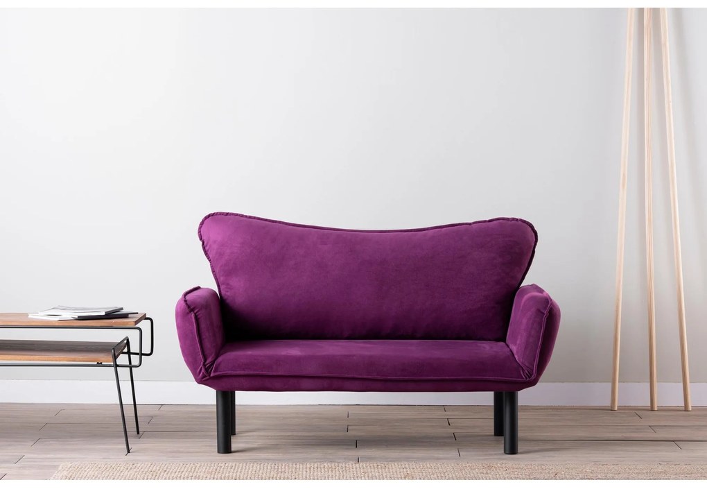 Canapea două locuri Charlene (violet). 1101557