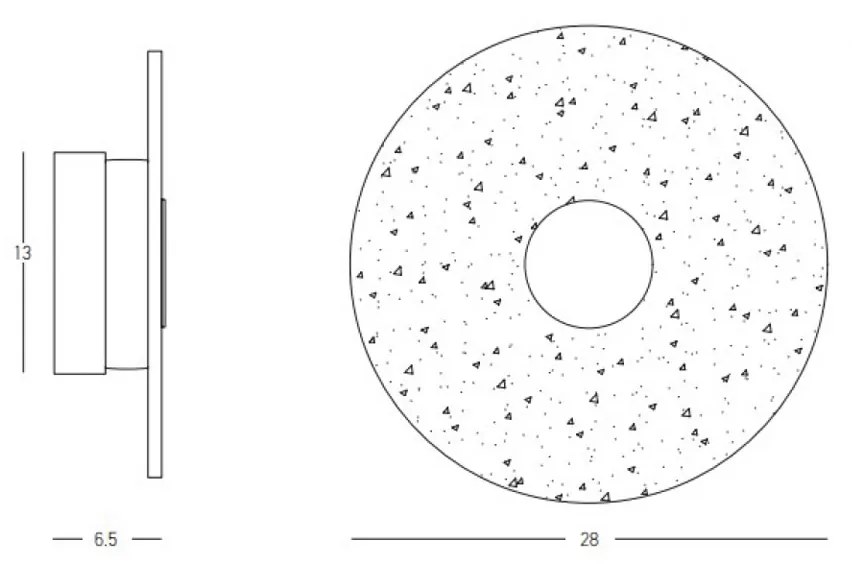 Aplica  23077 Zambelis LED, Negru, Grecia