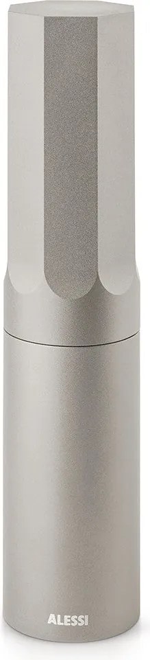 Râșniță de sare, piper și condimente „KG01”, aluminiu - Alessi