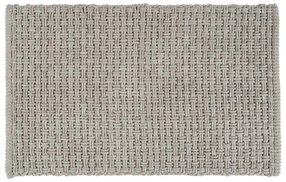 Covoraș de baie gri din material textil 50x80 cm Ecoli – Wenko