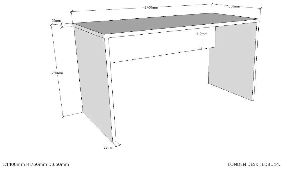 Set LONDON în culoarea antracit format dintr-un Pat copii (90x200) cu noptieră, Dulap camera copii cu 3 uși și birou.