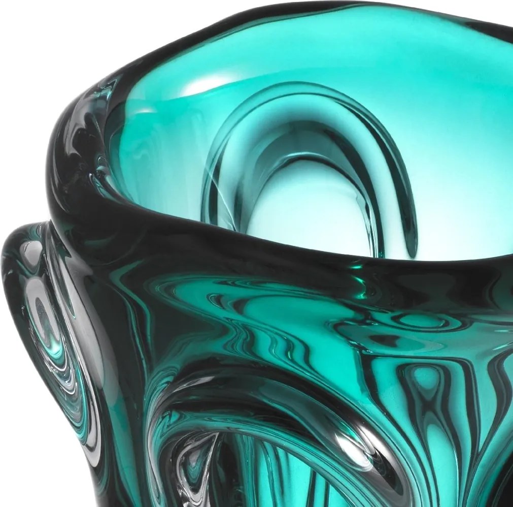 Vaza flori, Vas decorativ Aila L turcoaz