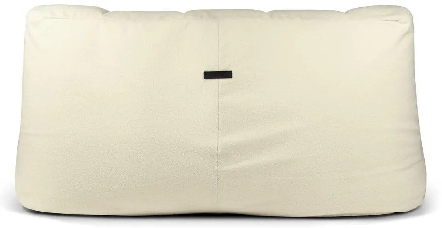 Fotoliu bean bag gri deschis cu tapițerie din țesătură bouclé Sofa Tube 160 – SLOWDOWN