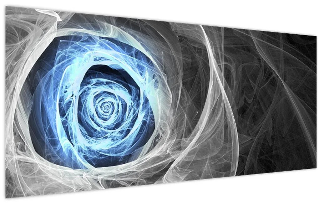 Tablou - Abstract Rose Blue (120x50 cm)