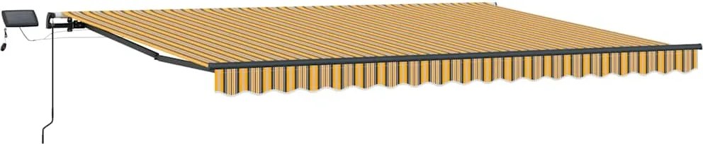 vidaXL Cortina Retractabilă Manual Multicolour 400 ×350 cm țesătură