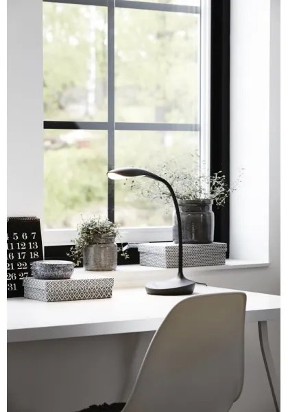 Markslöjd 106094 - LED Lampă de masă dimmabilă cu USB SWAN LED/4,6W/230V