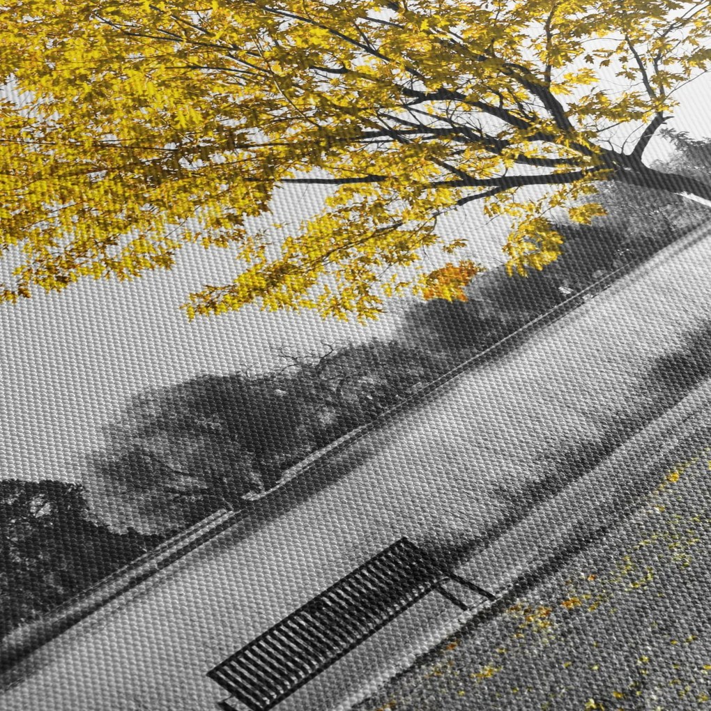 Tablou - relaxare în parc (120x50 cm)