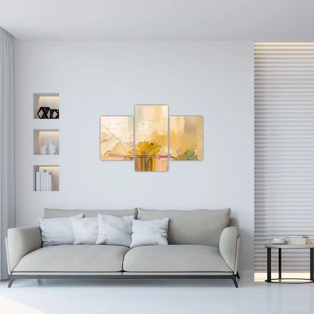 Tablou - Abstract, pictură în ulei (90x60 cm)