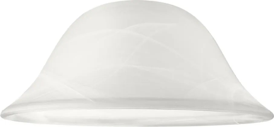 Abajur de rezervă din sticlă SFERA E27 130x300 mm alb