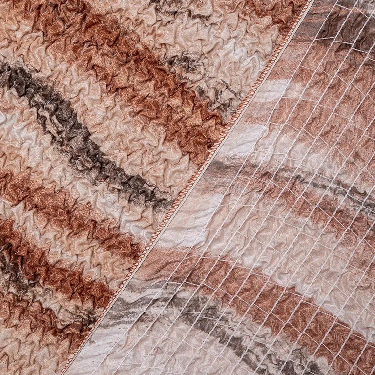 Huse bielastice OCEANO NOU cărămizii 2fotoliu cu manere de lemn (l. 80 -140 cm)