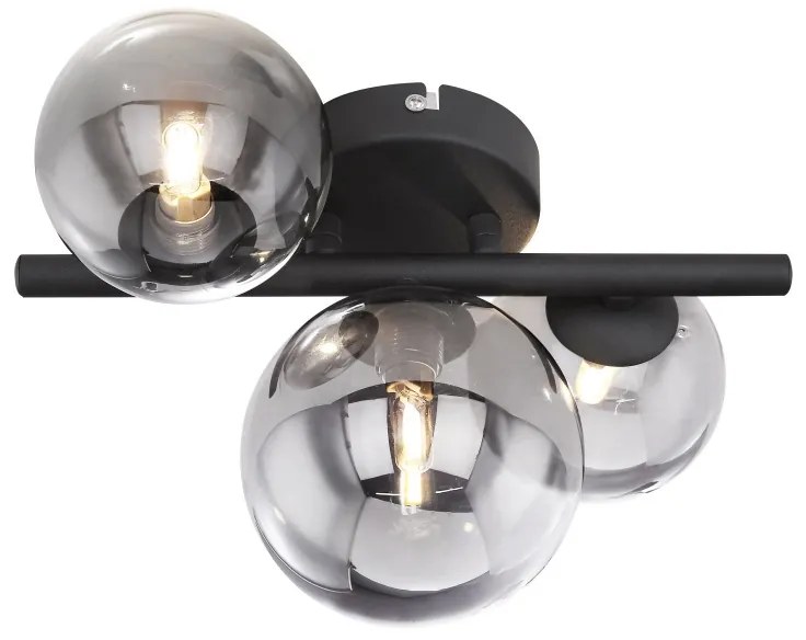 Aplica de perete sau tavan design modern RIHA fumurie 56133-3W GL