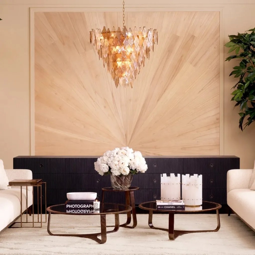 Comoda design LUX, Furnir de stejar gri carbune, Dimitrios