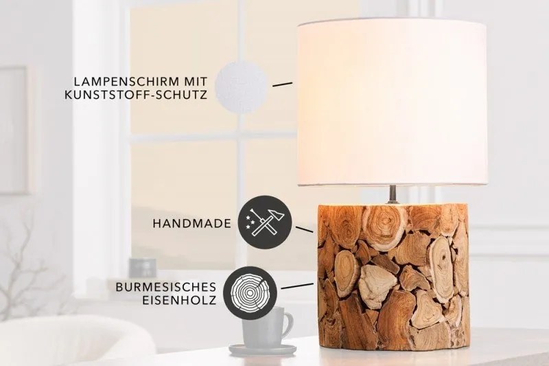 Veioza, Lampa de masa design unicat Pure Nature 45cm