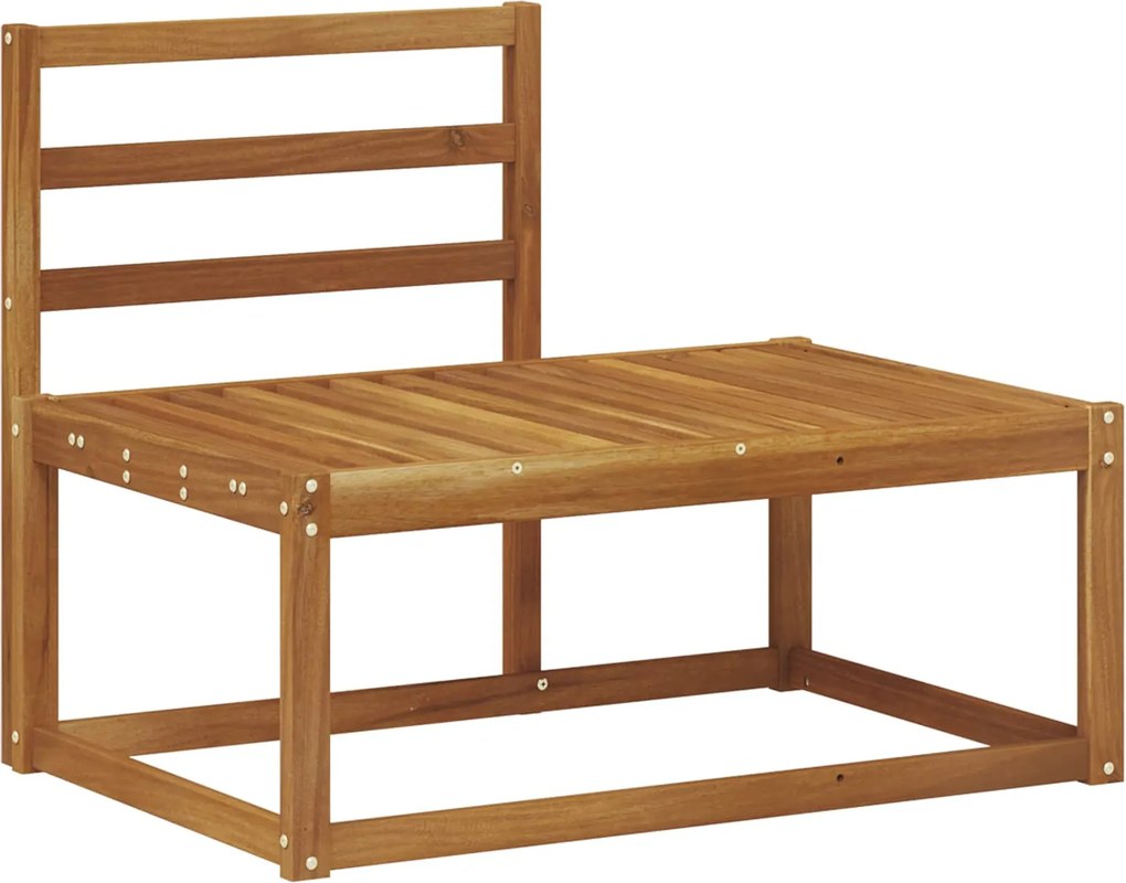 vidaXL Canapea de exterior natural 91 x 63 x 73 cm