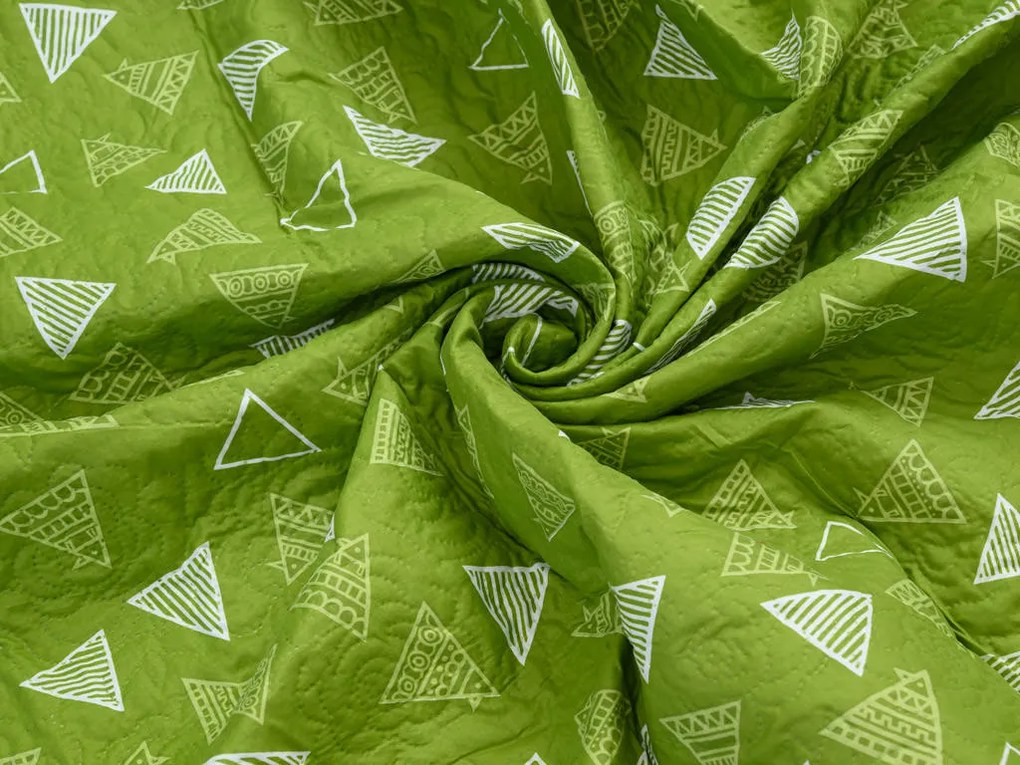 Cuvertura de pat TREVA, verde Dimensiune: 170 x 210 cm