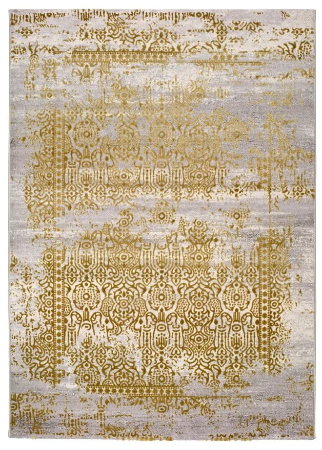Covor Universal Arabela Gold, 140 x 200 cm, gri - auriu