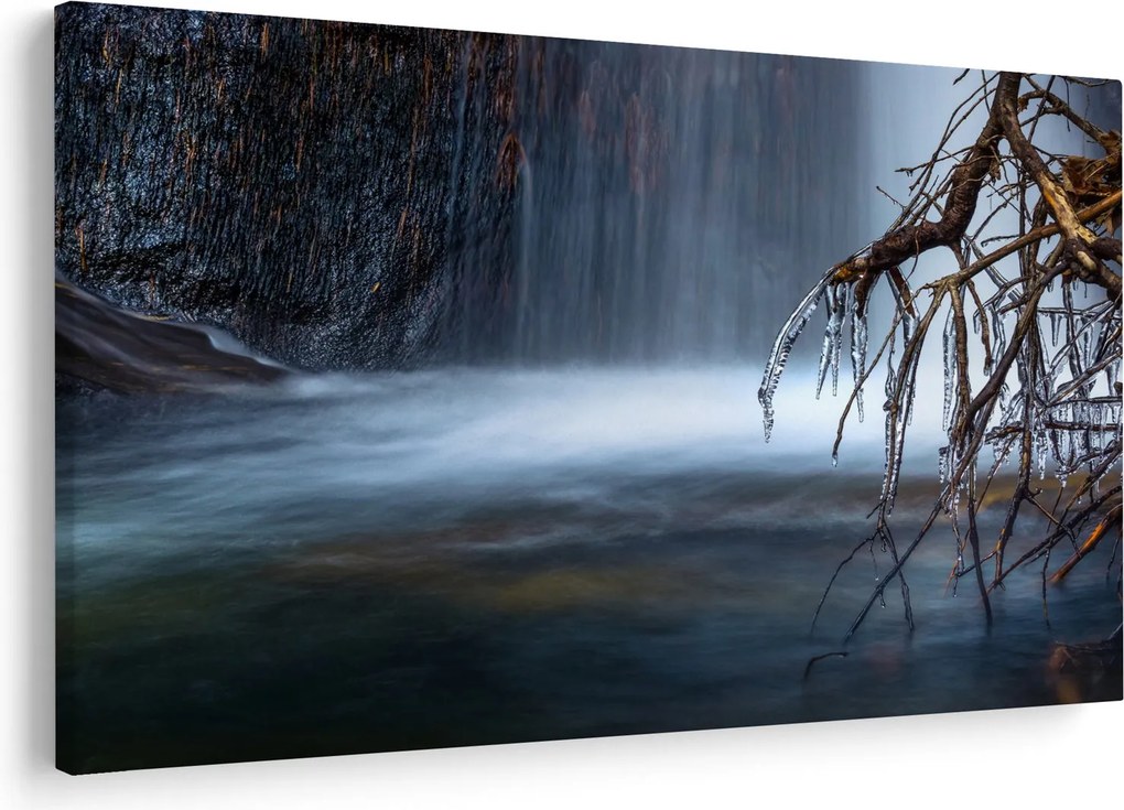 Tablou - Laguna de iarnă (90x60 cm)