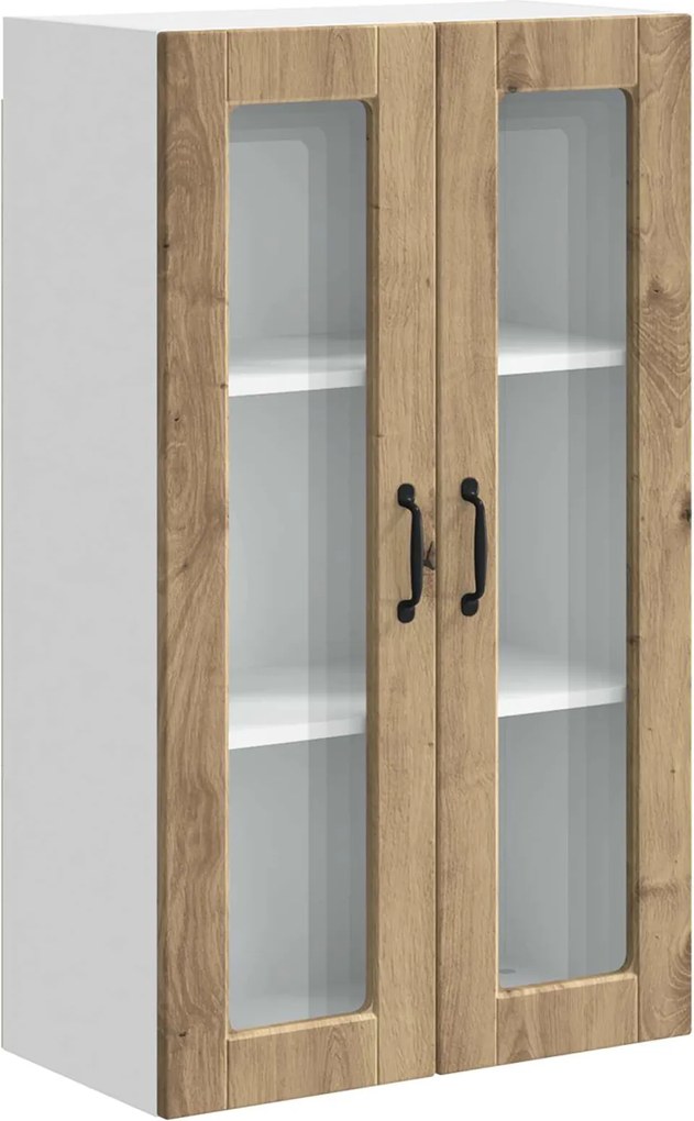 vidaXL Dulap de bucătărie cu raft Stejar Artizanal 60 x 31 x 100 cm