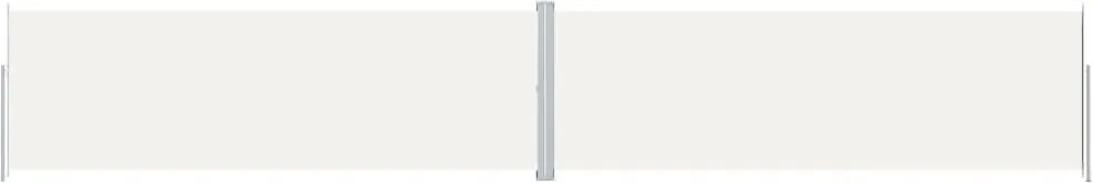 vidaXL Copertină laterală retractabilă, crem, 200x1200 cm