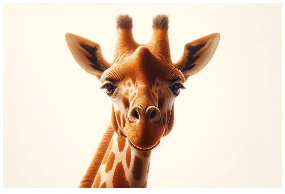 Tablou portret animal girafă