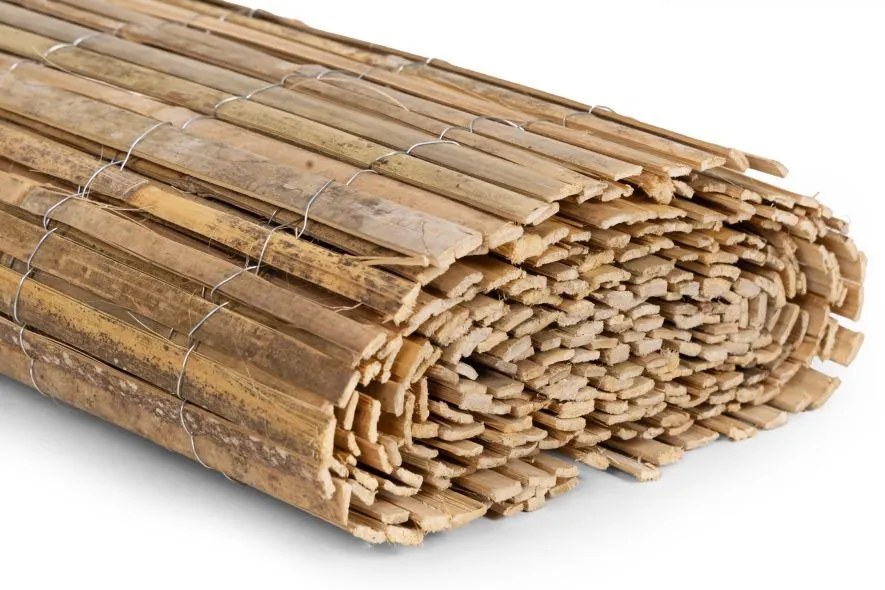 Gard din bambus natural 150 x 500 cm