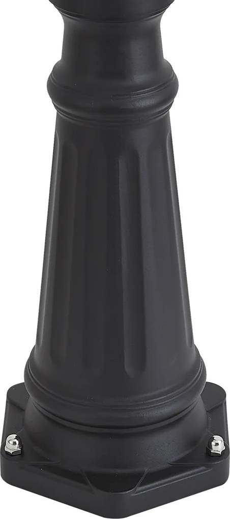 Felinar clasic de exterior negru 220cm IP44 - Big