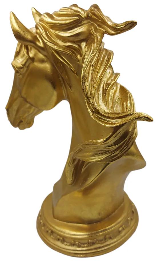 Statueta cal auriu SUNRISE, 26cm