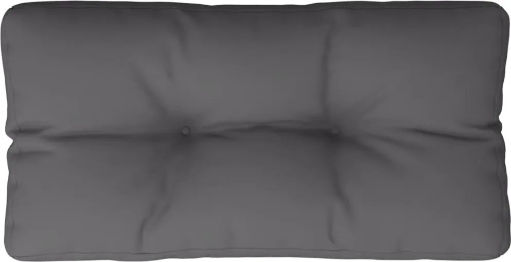 vidaXL Pernă de paleți, antracit, 80x40x12 cm, material textil