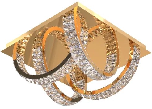 Plafonieră LED Zuma Line MX3274-4-3GT TULA LED/23,5W/230V auriu