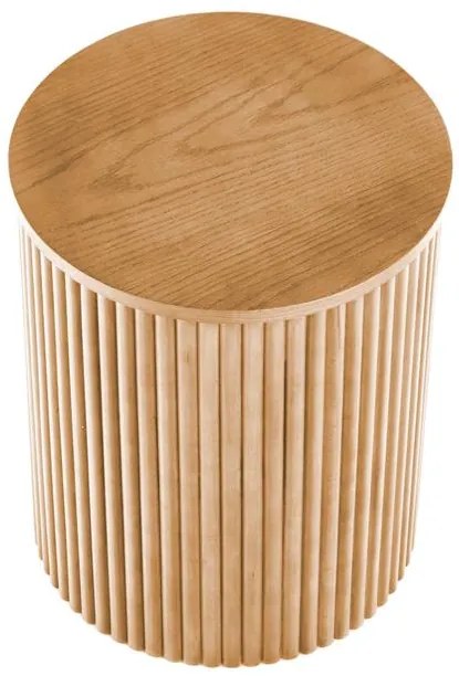 Masuta de cafea Lemn Natural, FEVIK S 40x50