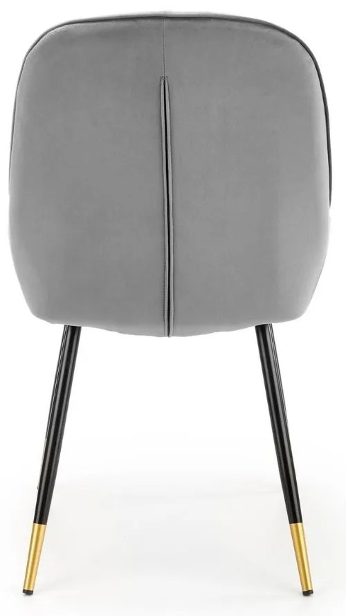 Scaun de bucaterie Beline, gri/negru