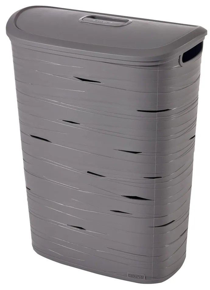 Coș de rufe Curver Ribbon gri, 49 l
