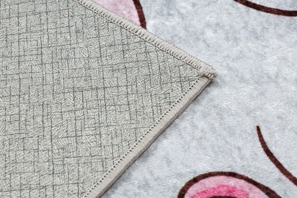 JUNIOR 51855.804 covor lavabil Inorog, nori pentru copii anti-alunecare - roz - SECUNDAR-COTATI PRODUSUL