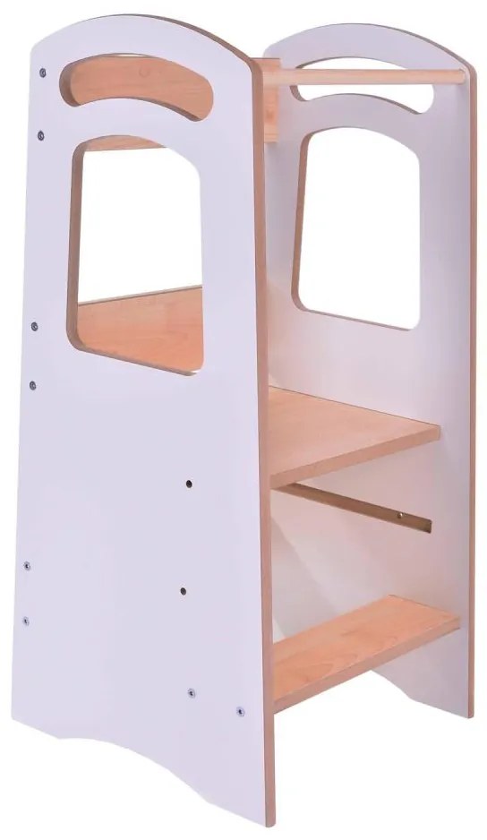 Turn educativ THOMAS alb/arțar