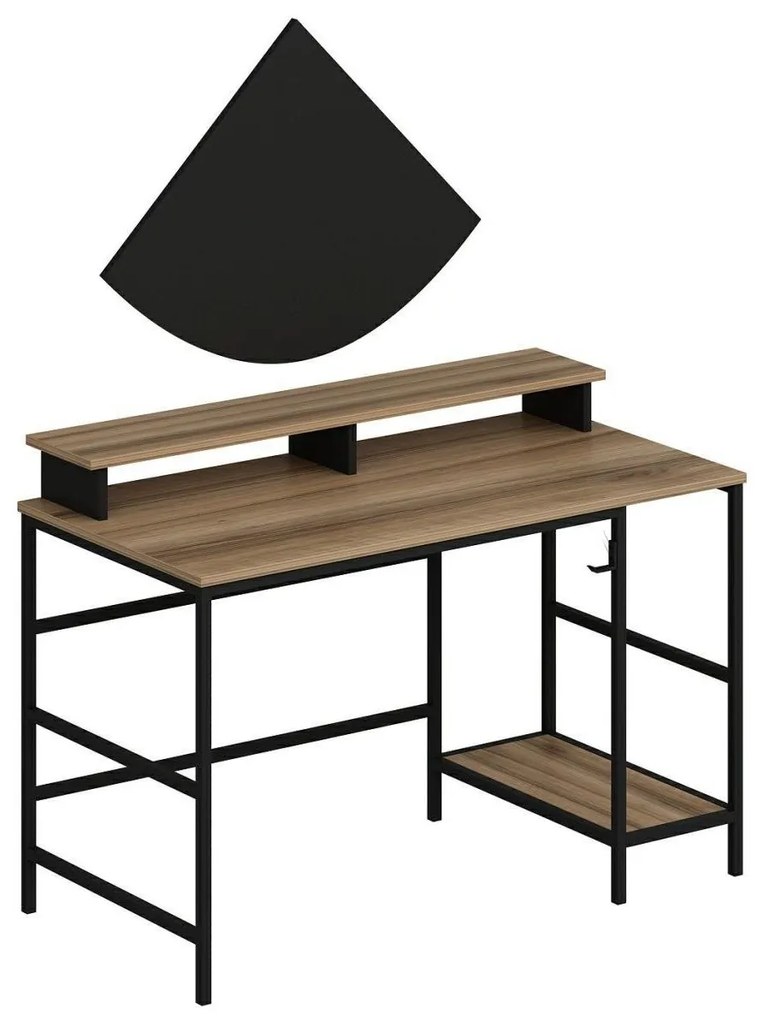 Masă PC Grana L (Auriu + Negru). 1088567