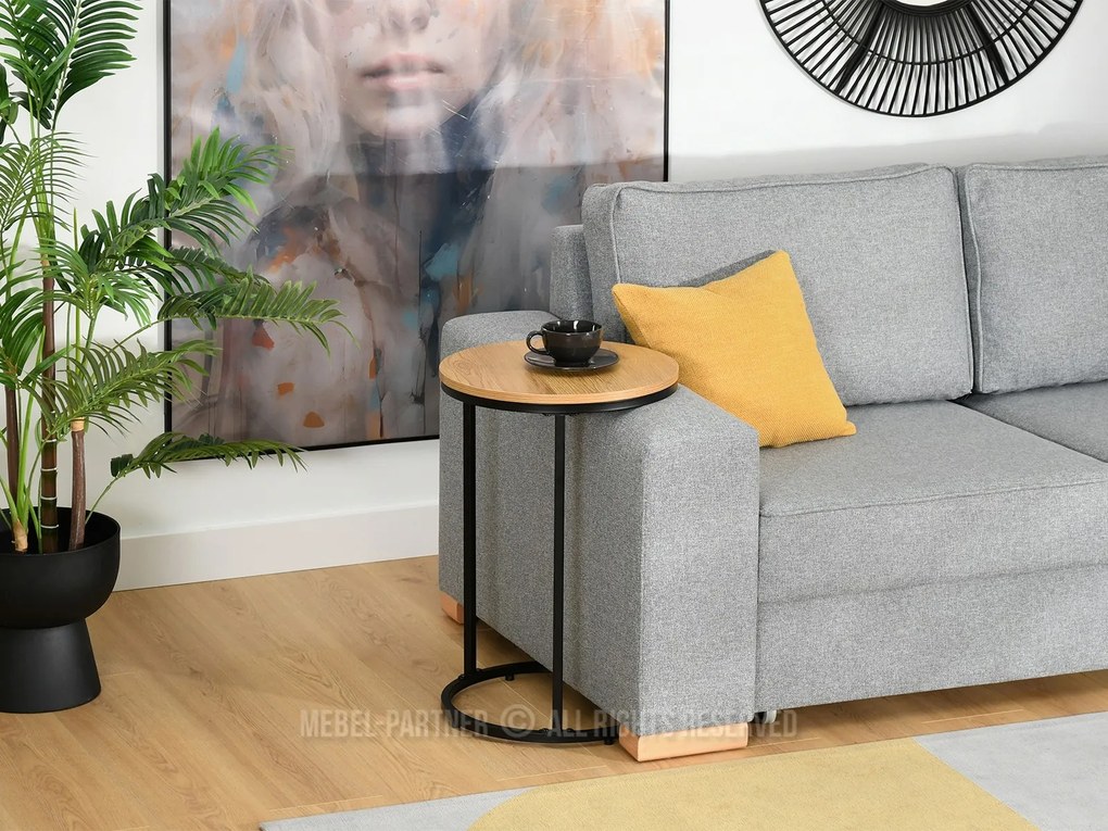 Măsuță de cafea Corden (stejar + negru). Promo -6%. 1111592