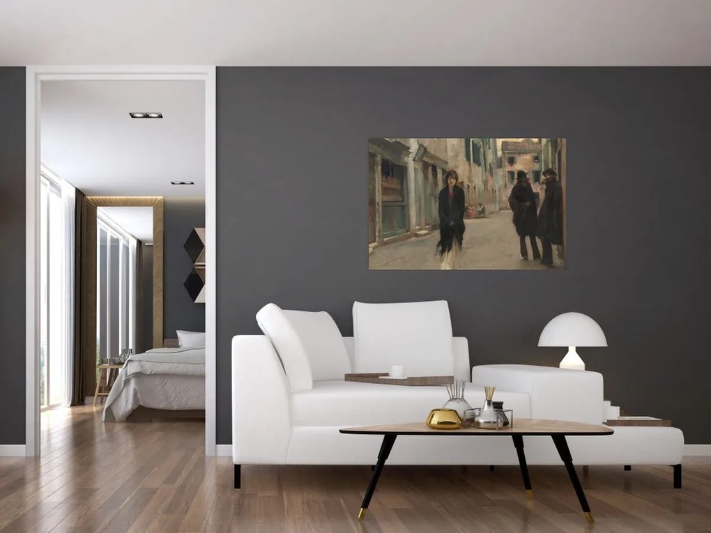 Tablou - John Singer Sargent, Street in Venice, reproducere (90x60 cm)