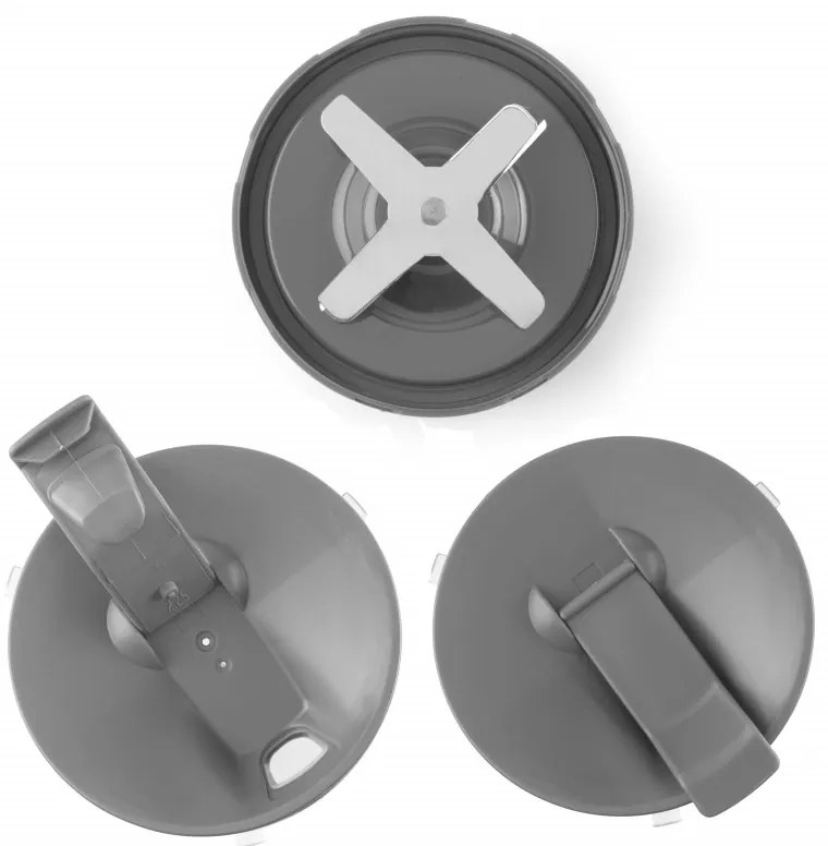 Resigilat: Petra NutriMax blender, 6 lame, 1000W, vas 1 l, fără BPA, gri/albastru