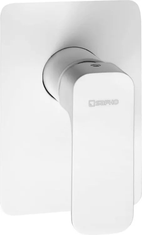 Baterie albă pentru duș încastrată (1 ieșire) Spy – Sapho
