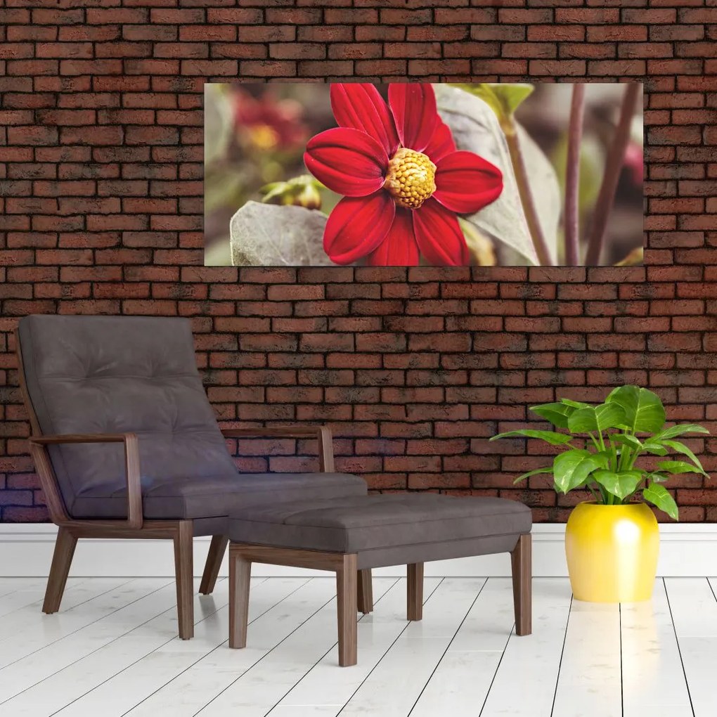 Tablou cu floare (120x50 cm)