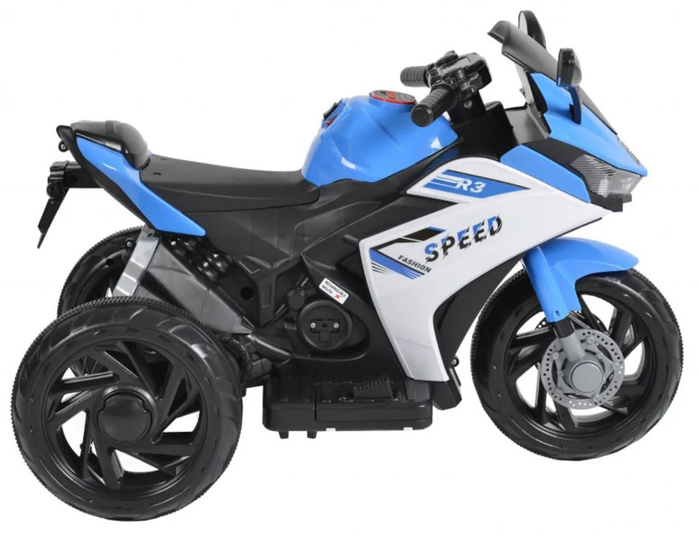 Motocicleta Electrica cu Acumulator Pentru Copii NOVOKIDS™ Speed Hurricane R3, 2-6 ani, Max 30 kg, Cu Sunete si Lumini LED, Trotineta Electrica, 3