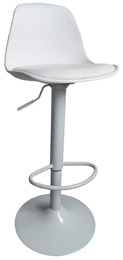 Scaun tip bar Dobie (alb). 1040312