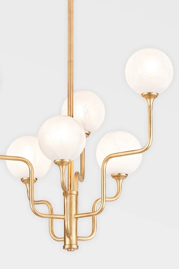 Candelabru design modern ONYX cu 6 surse de lumina