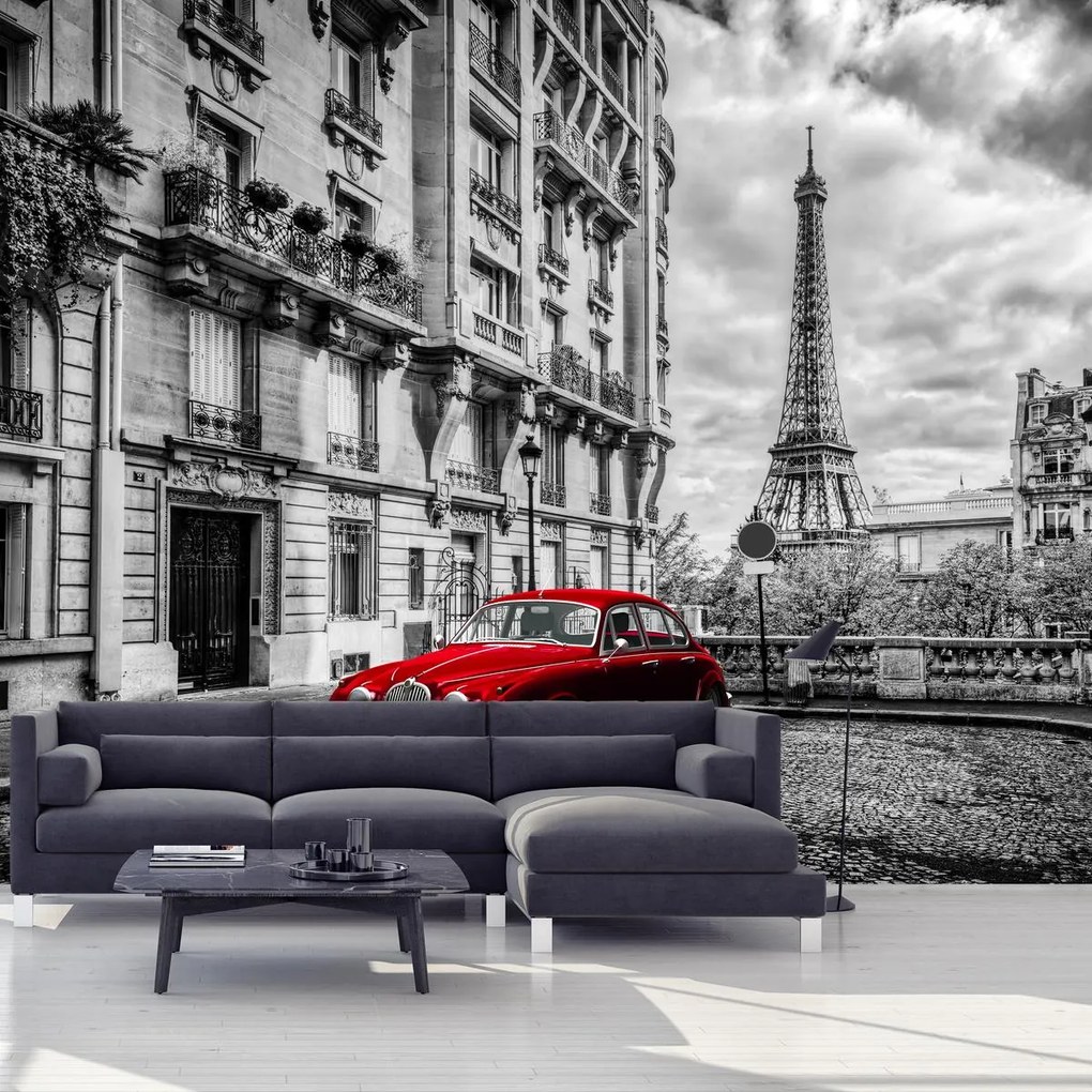 Fototapet - Pe o stradă în Paris (147x102 cm)