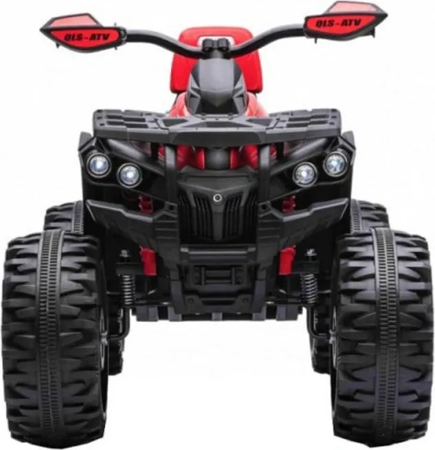 ATV Electric cu acumulator pentru copii NOVOKIDS™ PowerQuad PRO , Cu melodii si lumini, Lungime 103 cm, 3-8 ani , Max 35 kg , Roti EVA, 12V, 4