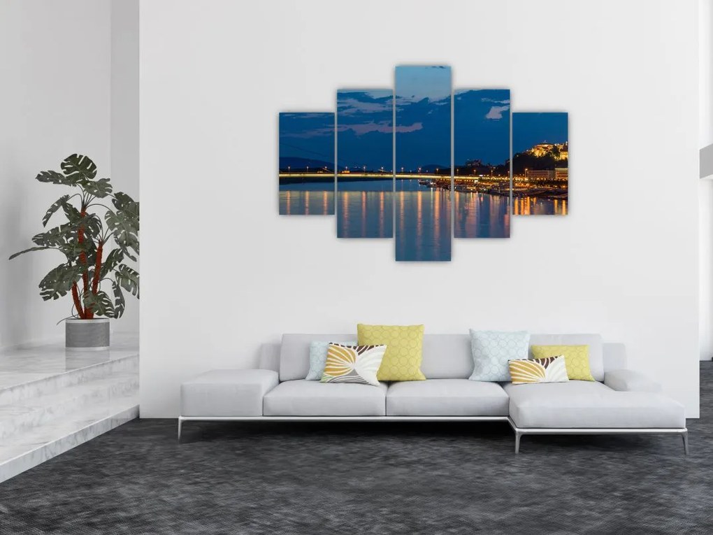 Tablou cu Bratislava și palat (150x105 cm)