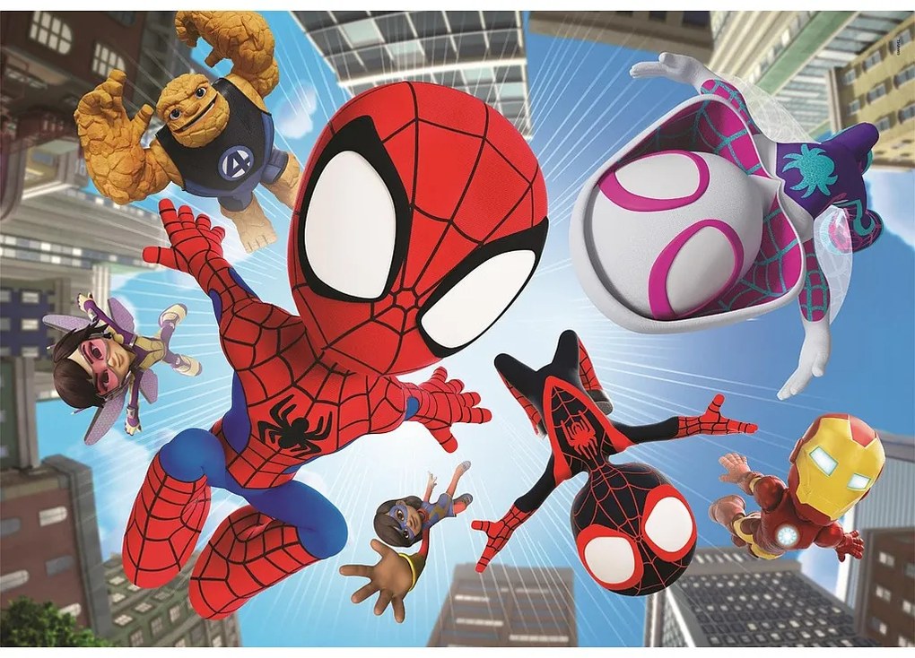 Omul Păianjen Spidey Puzzle maxi de 104 piese Clementoni